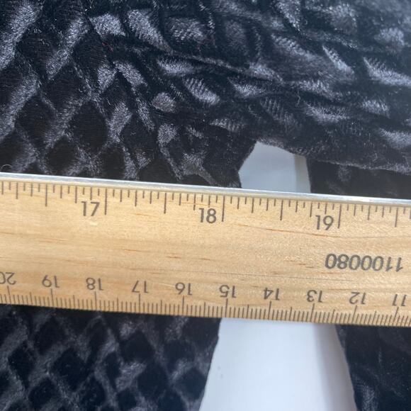 Apt. 9 Top Women’s Small Whimsigoth Vampire Trumpet Sleeve Burnout Velvet Black - Picture 8 of 9